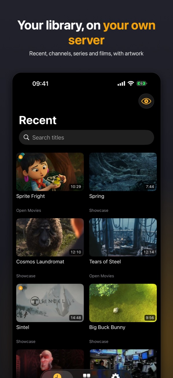 The Recent feed on iPhone